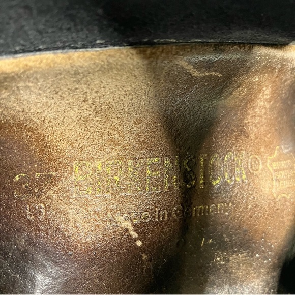 Birkenstock Milano black leather sandals casual trendy womens size 37 / 6 - Picture 8 of 10